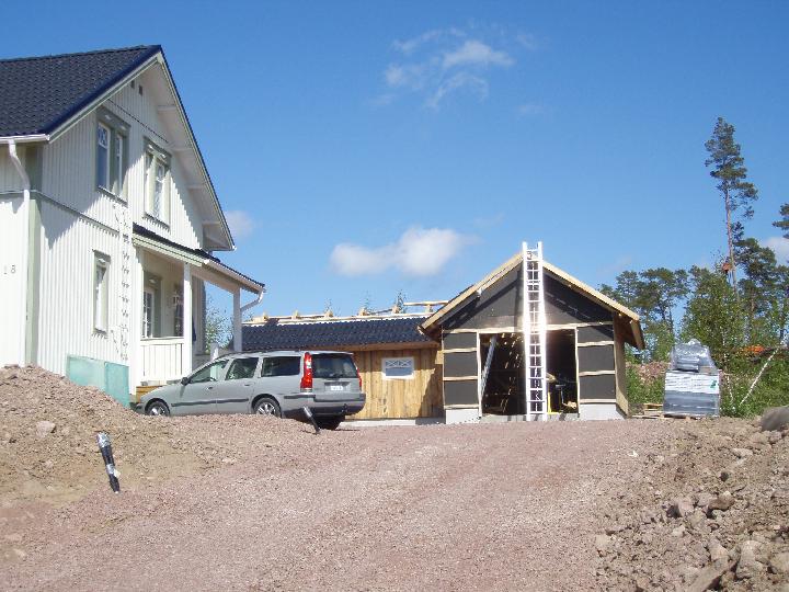 23-5-2007 Fellman.JPG - garaget under uppförande